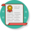Certification and Training Icon