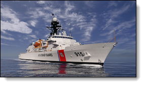 Artist rendition of US Coast Guard's Offshore Patrol Cutter